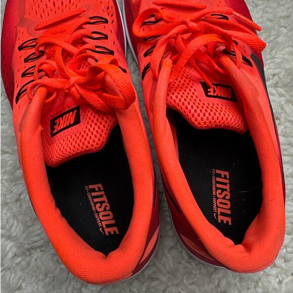 Nike Flex 2017 RN Men's Running Shoes Neon Orange Athletic Exercise Sportswear - Picture 6 of 9